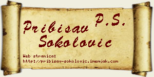 Pribisav Sokolović vizit kartica